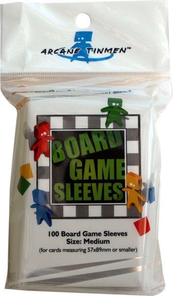 Board Game Sleeves: Medium (100) 57x89 mm